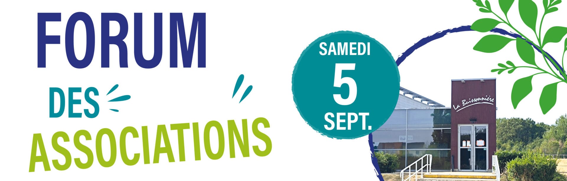 Actu : Forum des associations samedi 5 septembre de 10hà 17h à la Buissonnière - Mairie de Vaux-le-Pénil
