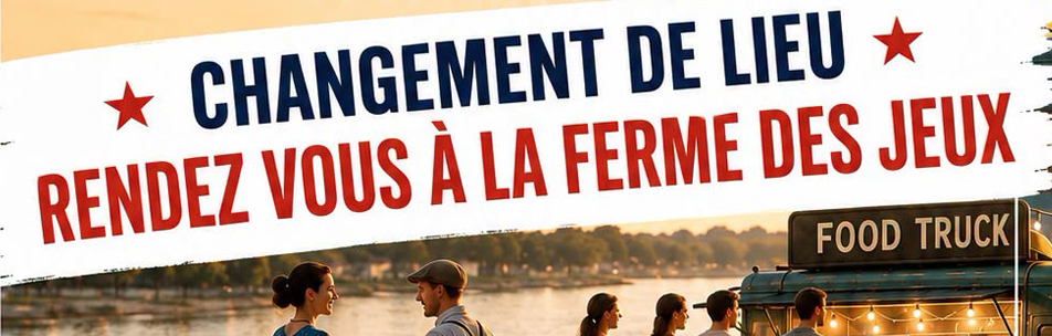 Guinguette vendredi 28 aout dès 19h à la Ferme des Jeux - Mairie de Vaux-le-Pénil