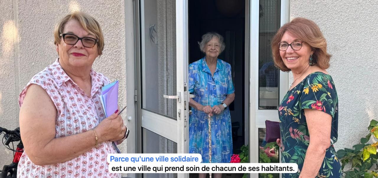 visite de Madame le Maire et les élus municipaux
